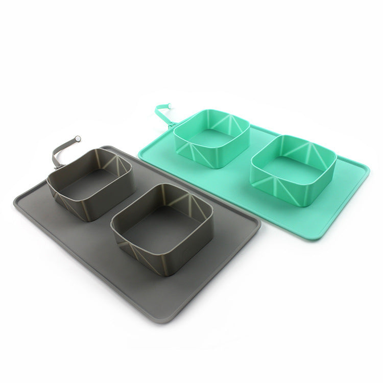 Silicone Foldable Non-Slip Outdoor Pet Bowl