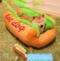 Creative Japanese Akita Dog Kennel with Removable Bed