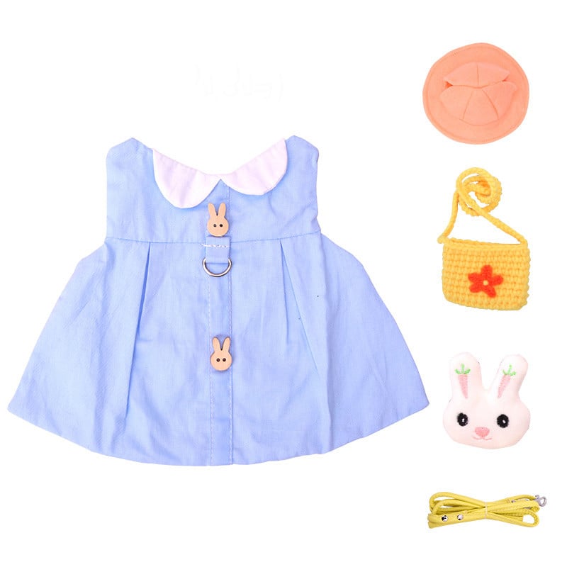 Summer Bunny Dress for Pets - Princess Style
