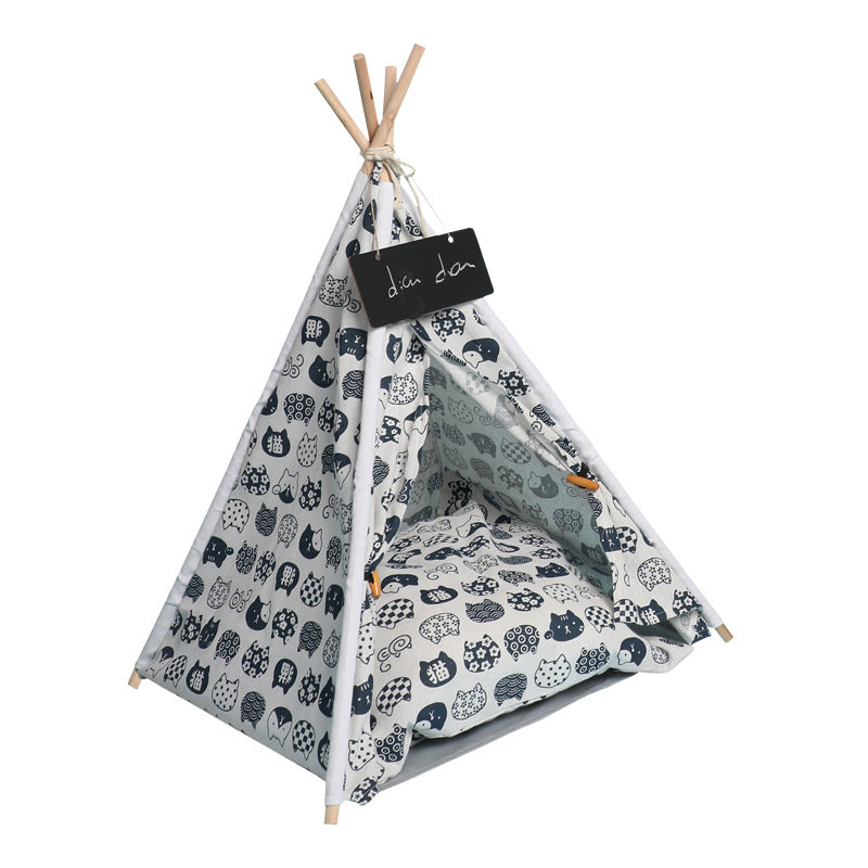 Removable Washable Canvas Dog Tent Kennel