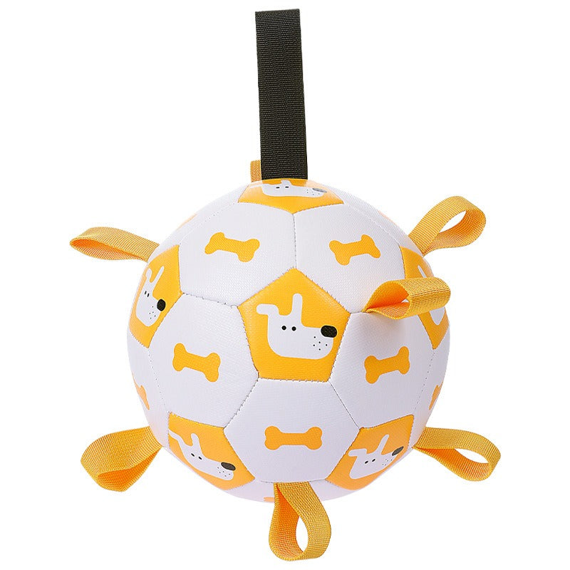 Dog Interactive Soccer Toy with Cute Prints