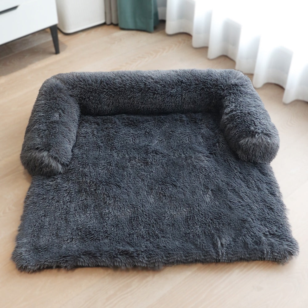 Removable Plush Pet Bed Mat
