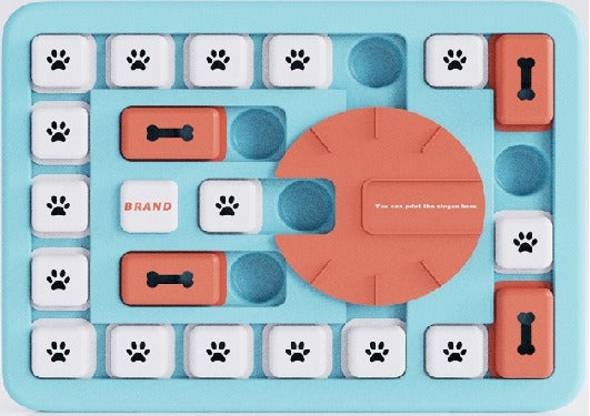 Pet Puzzle Slow Feed Dog Toy with Sound