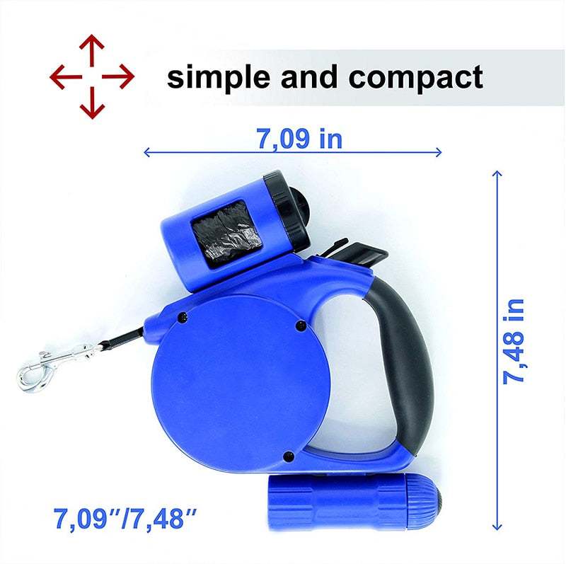 4.5m LED Light with Automatic Retractable Leash