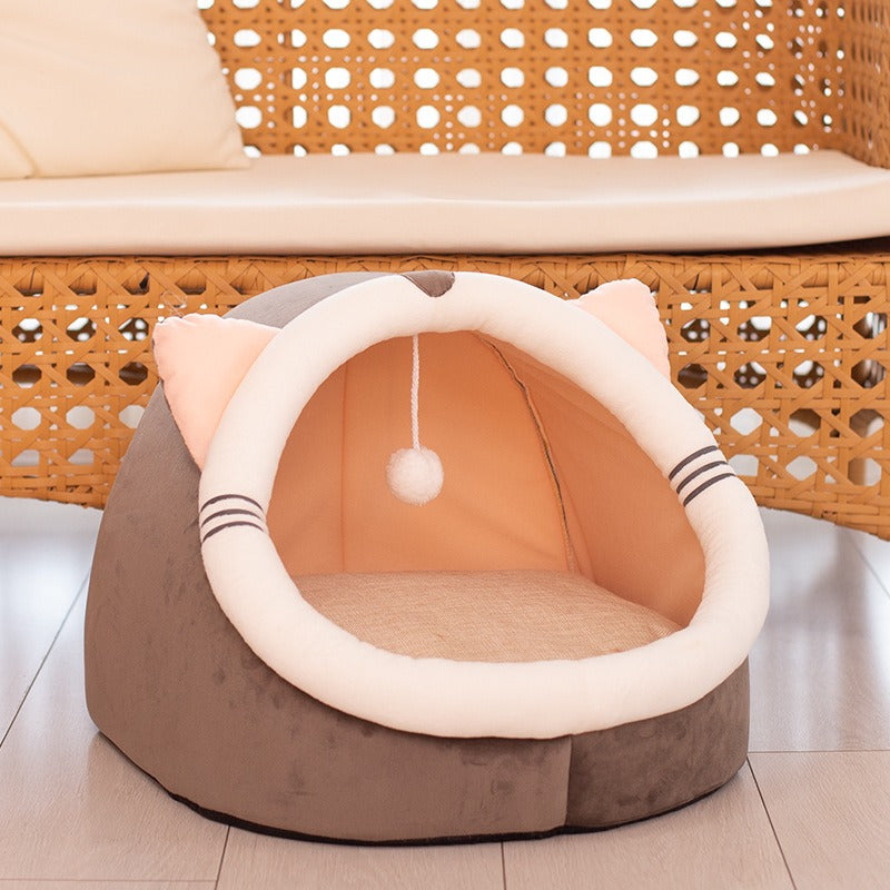 Winter Velvet Pet Cat House