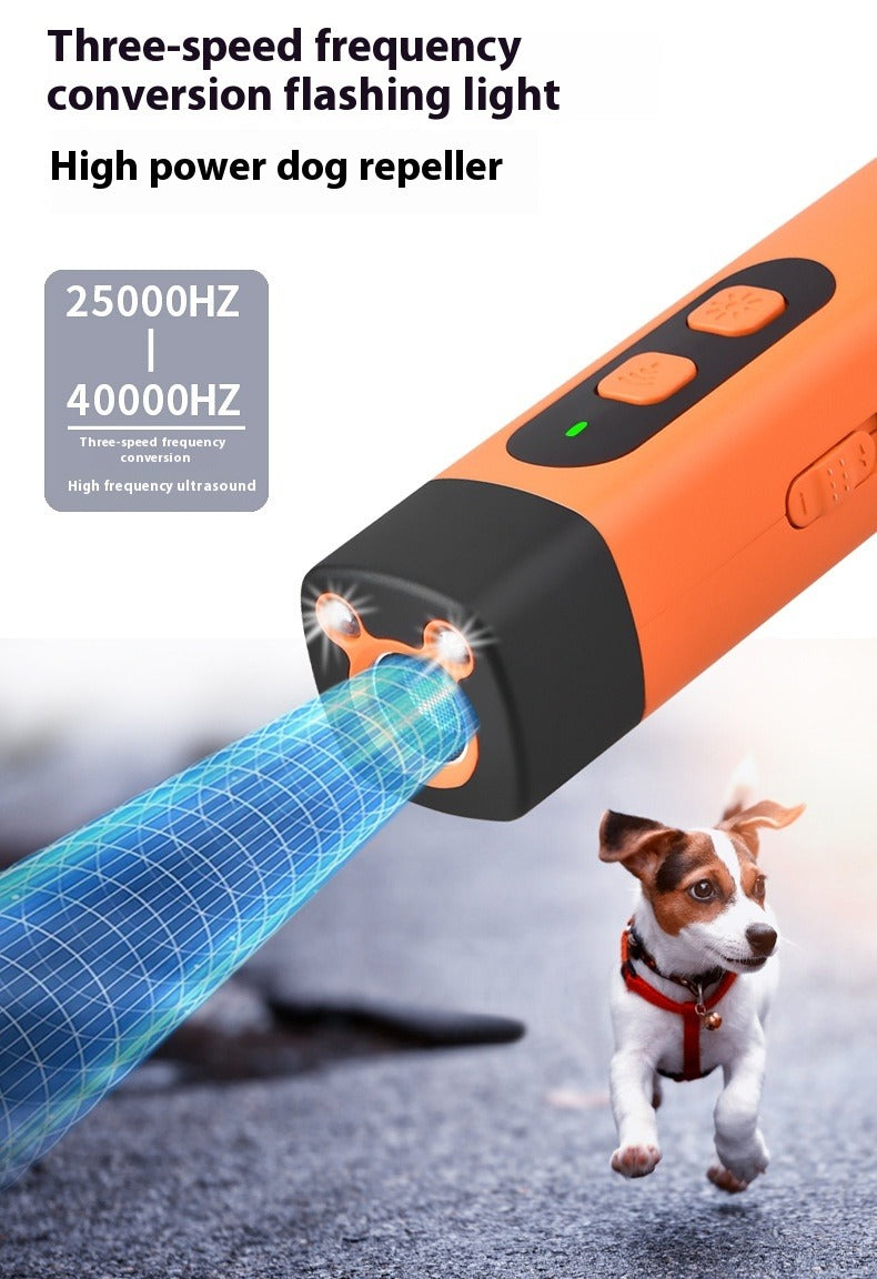 Ultrasonic Dog Repeller with LED Light