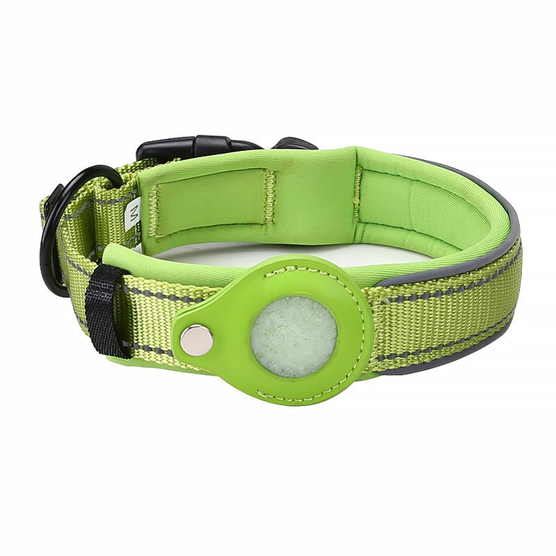 AirTag-Compatible Reflective Pet Collar