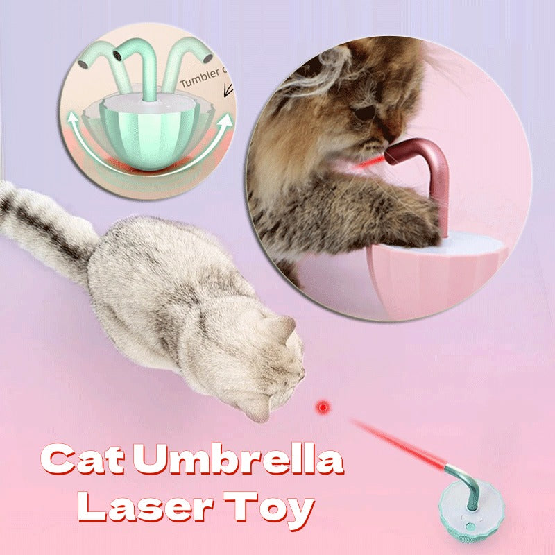 Interactive Cat Laser Umbrella Toy