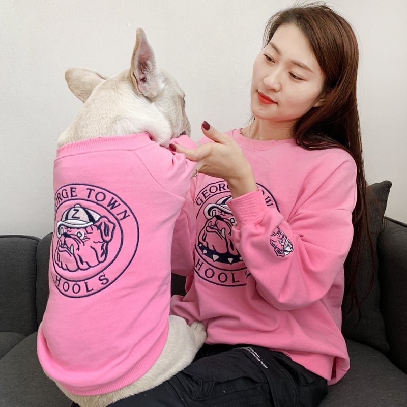 Embroidered Sweater for Small Dogs - French Bulldog & More