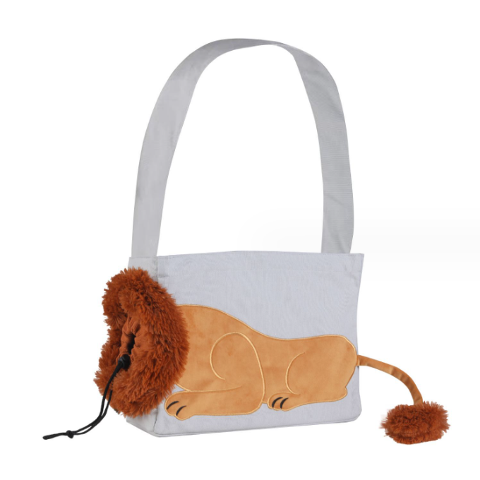Lion Head Cat Pet Backpack for Camping & Outdoors
