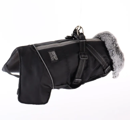 Pet Warm Fur Collar Cotton-padded Jacket