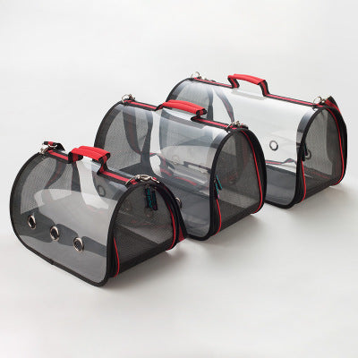 Transparent Pet Carrier Bag for Cats and Dogs