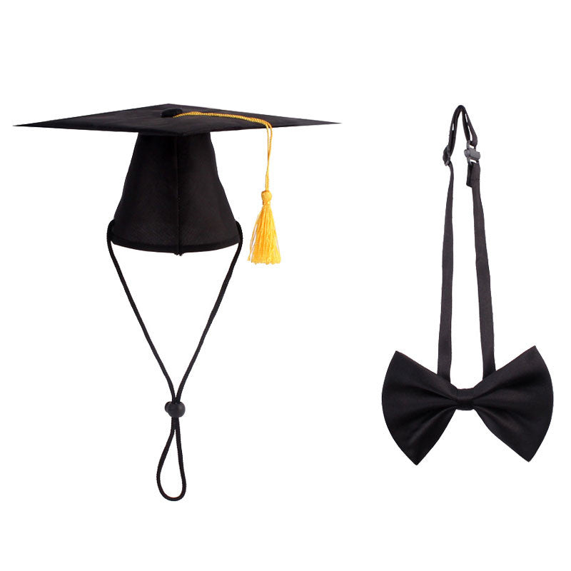 Creative Cat Doctor Hat with Bow Tie