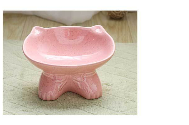 Ceramic Pet Bowl for Dogs and Cats with Anti-Spill Design