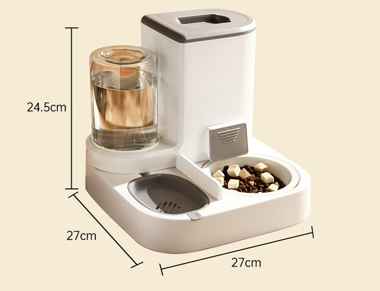 Large Capacity Pet Water Dispenser with Wet and Dry Separation