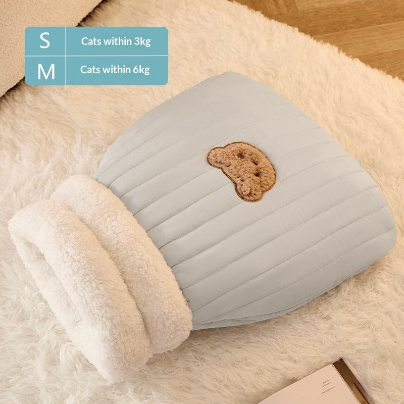 Warm Cat Sleeping Bag Bed