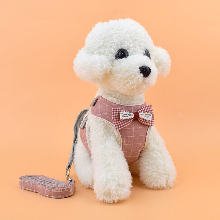 Dog Chest Strap and Cat Leash Combo