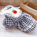 Plaid Lace Dress for Small Dogs and Cats (Spring/Summer)