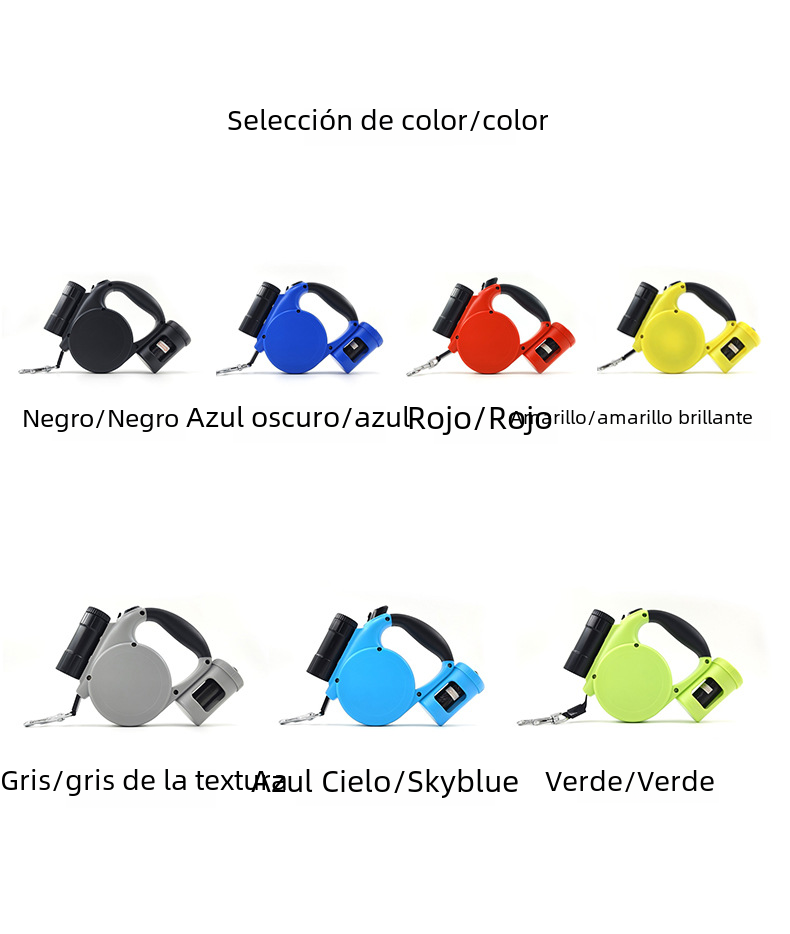 5m Retractable Multifunctional Pet Leash for Dogs