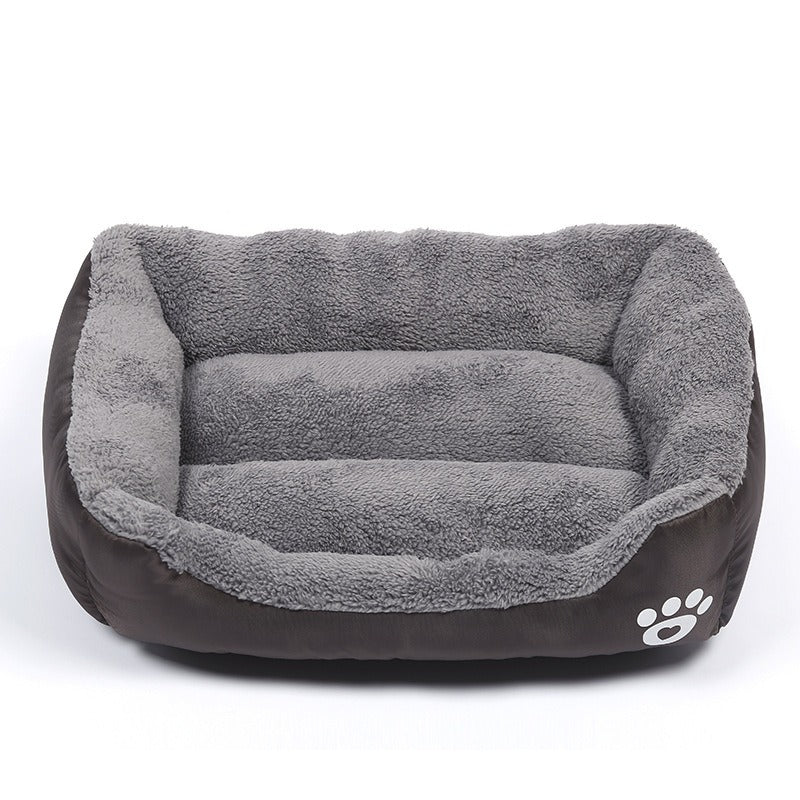 Fleece-lined Pet Cushion Mat