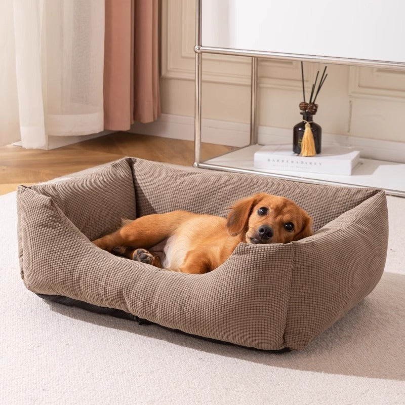 Scratch Resistant Removable Washable Pet Bed