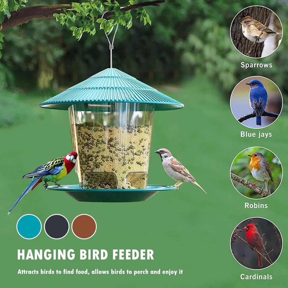Outdoor Hanging Metal Bird Feeder