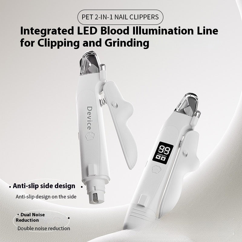LED Cat Nail Clipper with Anti-Blood Light