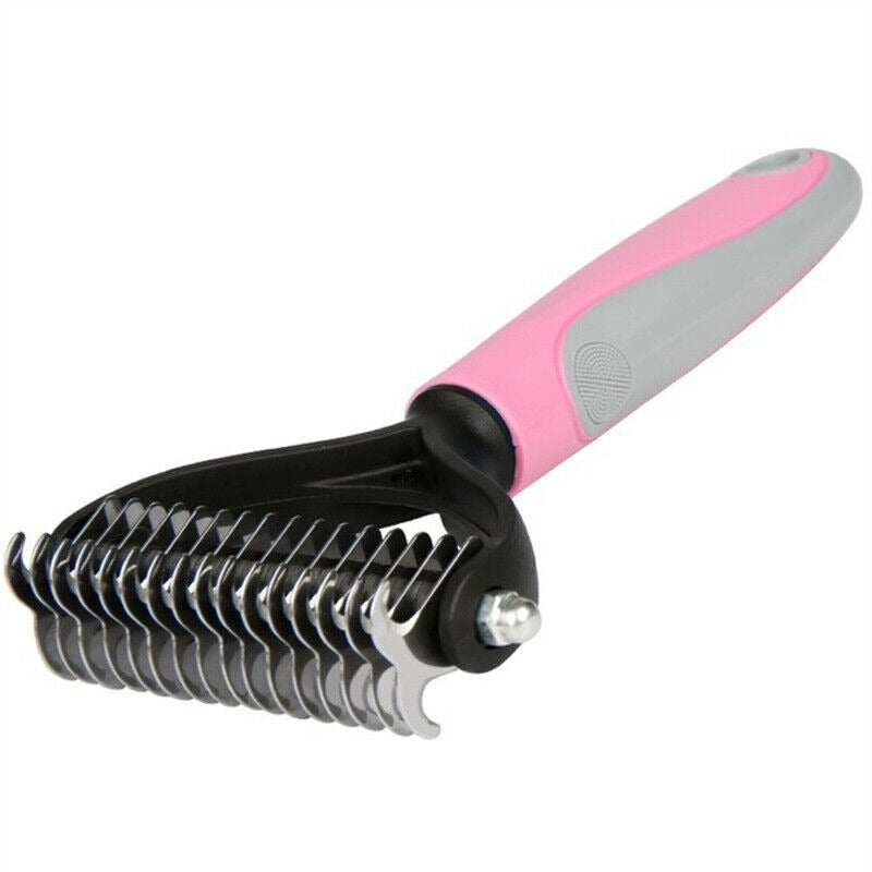 Double-Sided Pet Grooming Deshedding Brush