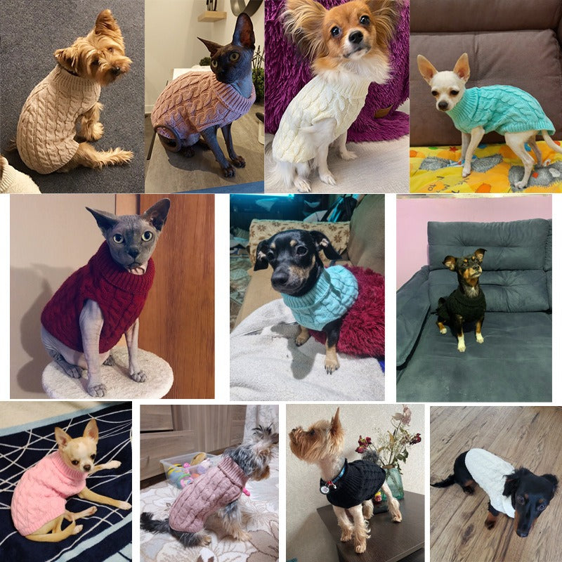 Winter Warm Puppy Sweater