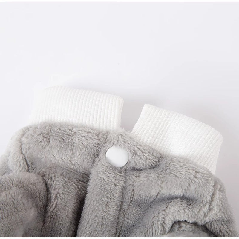 Warm Cartoon Dog Fleece Coat