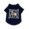 Schnauzer Summer Thin T-shirt with Diamond Accents
