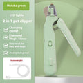 2-in-1 LED Pet Nail Clippers and Grinder