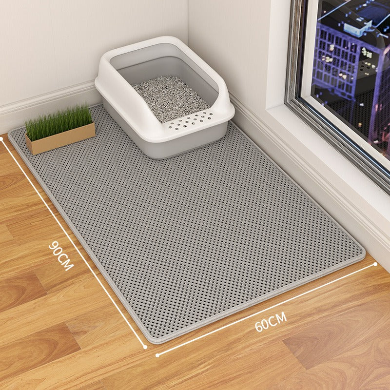 Double Layer Waterproof Cat Litter Mat