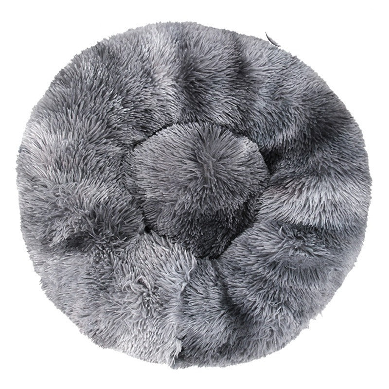 Round Plush Pet Bed