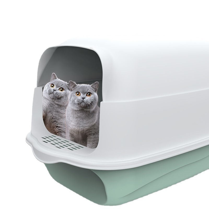 Fully Enclosed Cat Litter Box