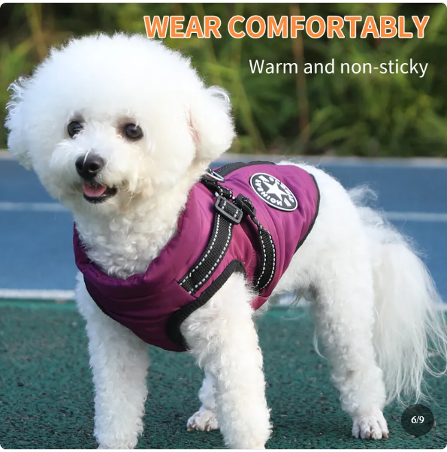 Pet Warm Dogs Cotton Coat with Thickened Fleece - view 78