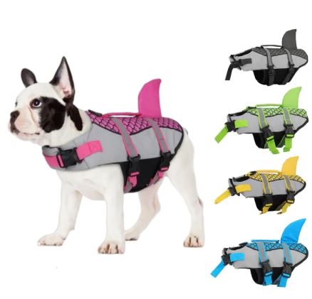 Premium Shark Fin Dog Life Jacket –