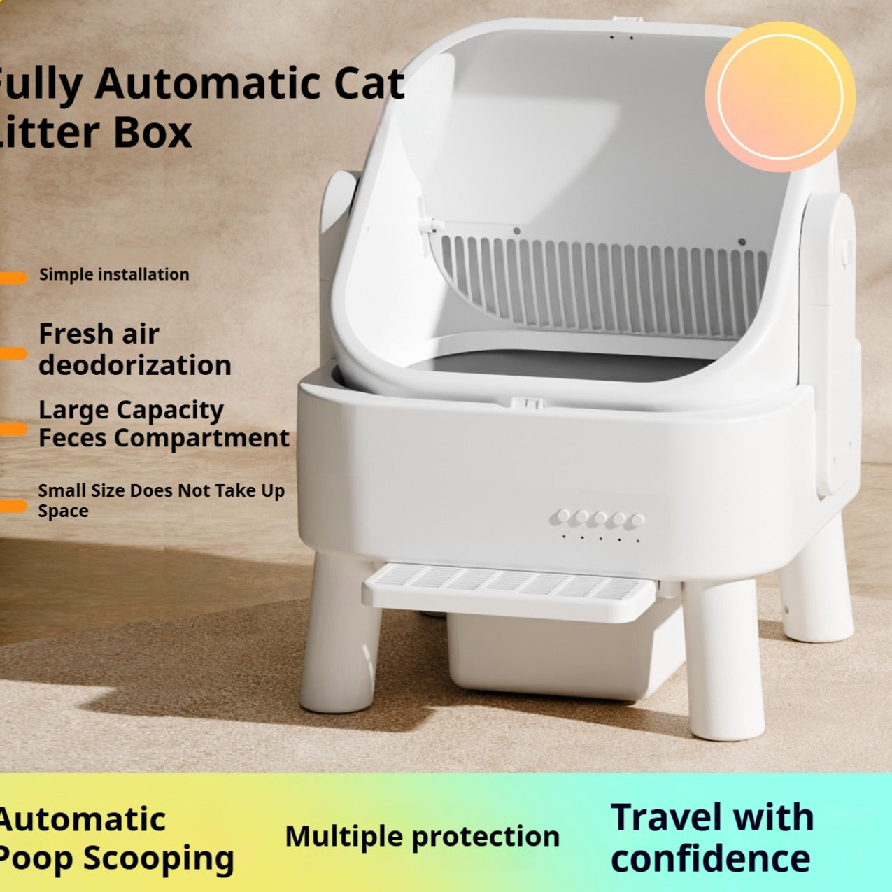 Automatic Smart Cat Litter Box