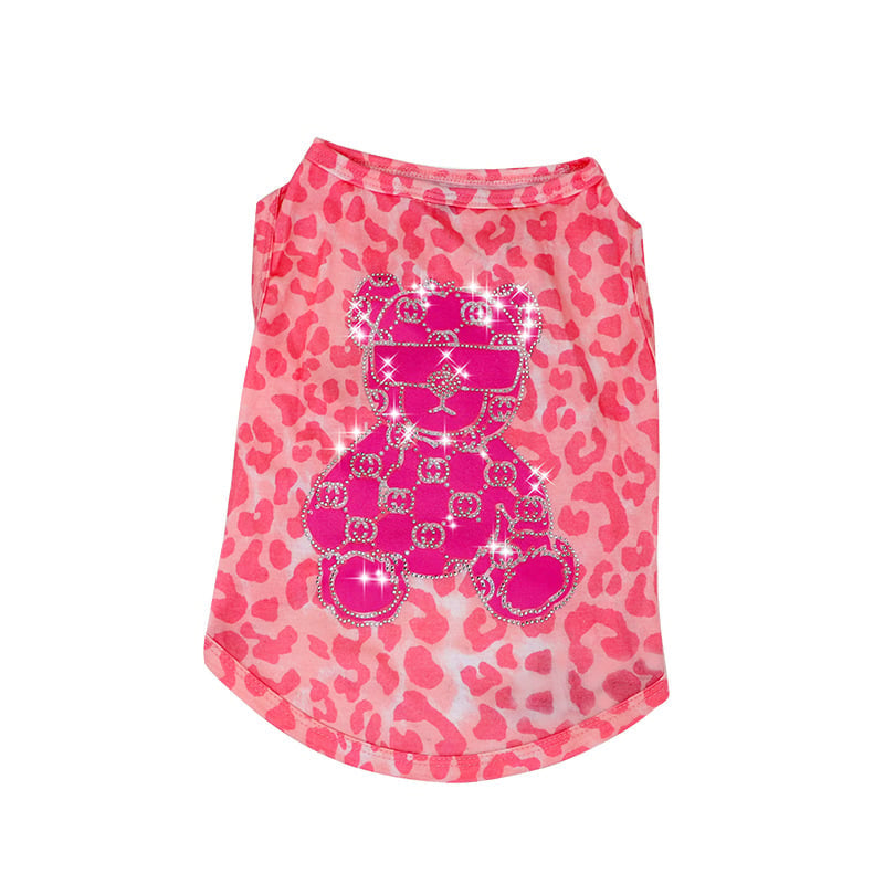 Schnauzer Summer Waistcoat with Bright Diamond Design