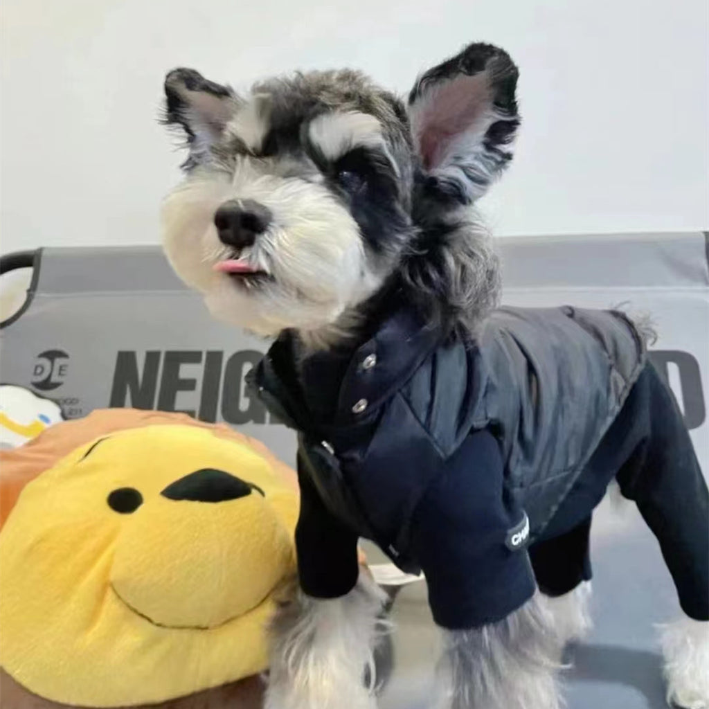 Thick Cotton Vests for Dogs' Winter Warmth