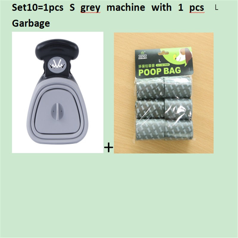 Dog Travel Foldable Pooper Scooper with Decomposable Bags