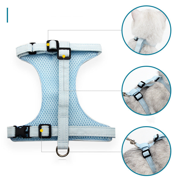 Japanese Style Cat Harness and Leash Set for Cats