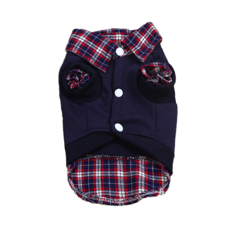 Gentleman Pet Outfit Set - Cotton Hoodie and Dress