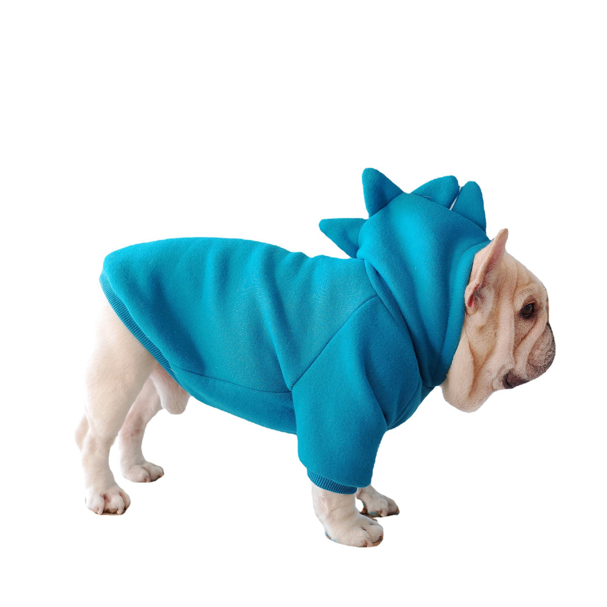 Solid Color Fleece Hoodie for Pets