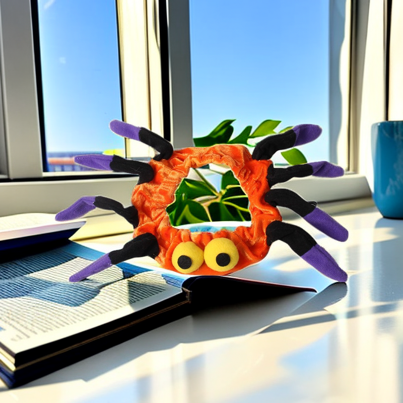 Orange Spider-Man Octopus Neck Scarf for Pets