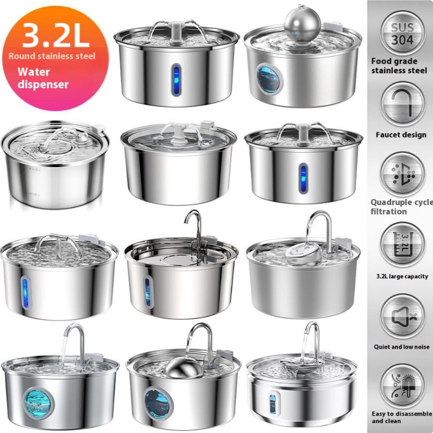 Stainless Steel Pet Water Dispenser