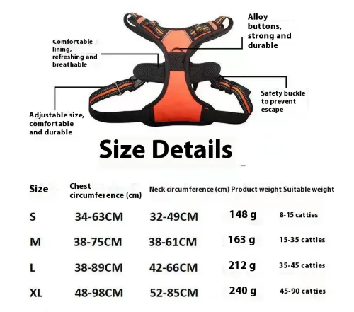 Nylon Dog Harness & Leash Set