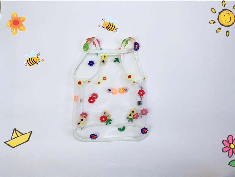 Cute Flower Pet Clothes - Hollow and Breathable Design