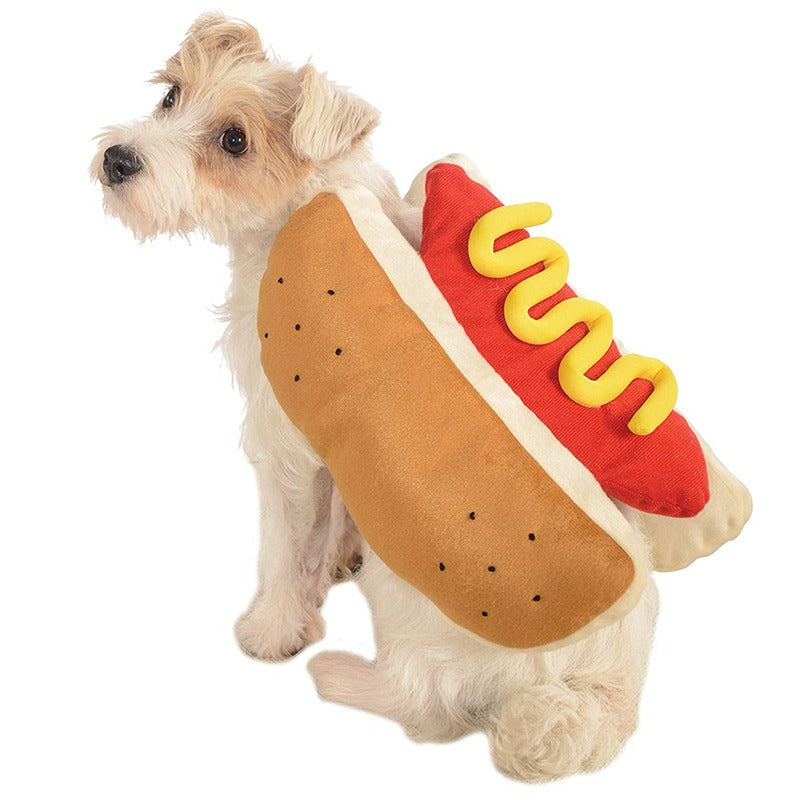 Hot Dog Costume for Dogs & Cats