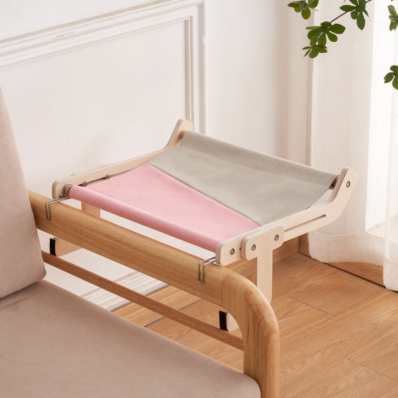 Wooden Cat Bed Hanging Window Perch